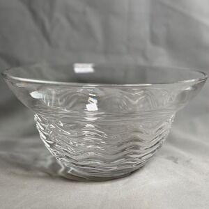 Rosenthal Studio-Linie Germany Clear Glass Wavy Suomi Serving Bowl